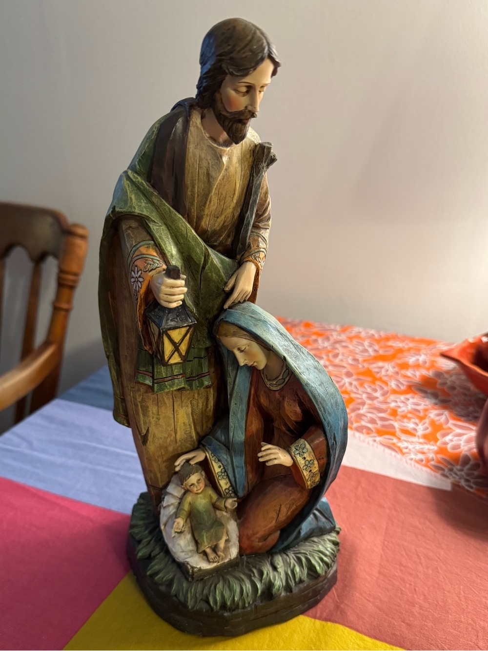 2005 Roman Inc. Holy Family Nativity 12” Statue